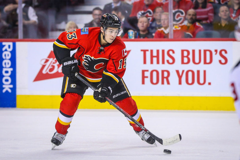 Gaudreau on Fire for Flames