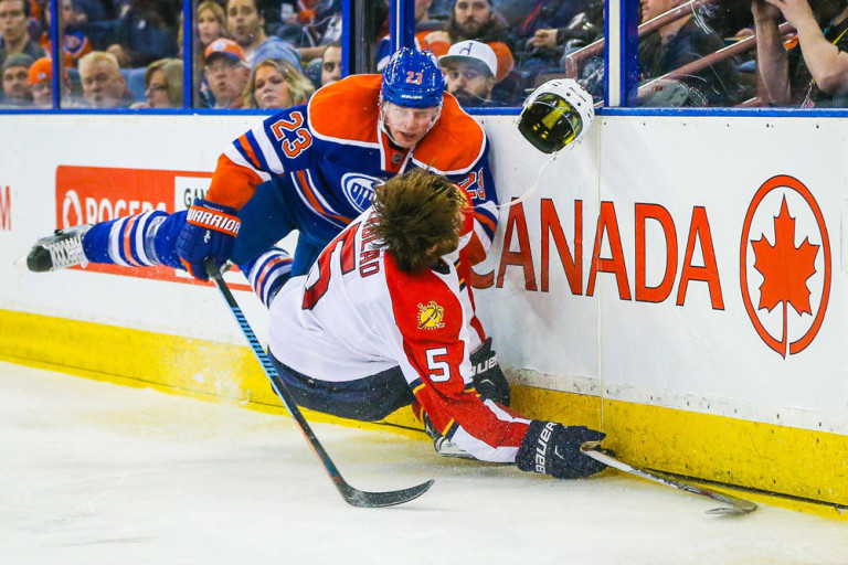 Young Star Ekblad Injured by Illegal Hit