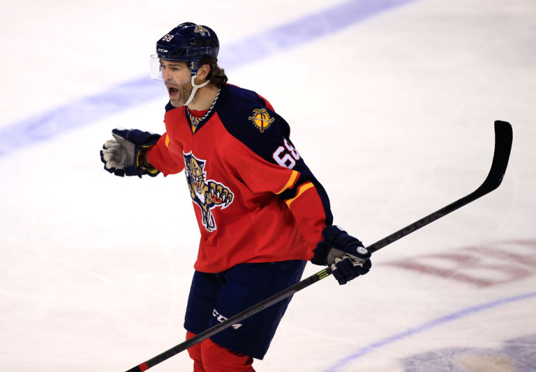 Jets get Served a Jagr Bomb