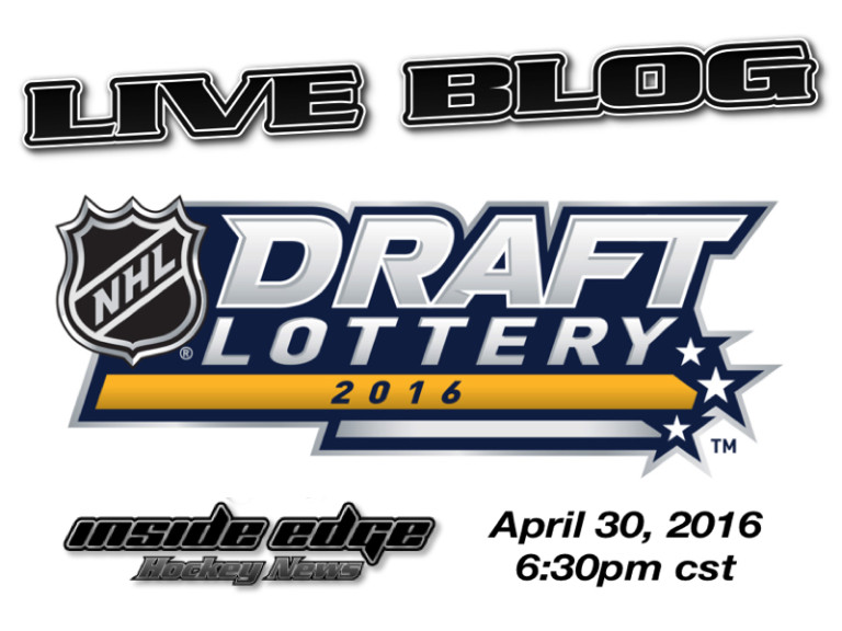 2016 NHL Draft Lottery – LIVE BLOG