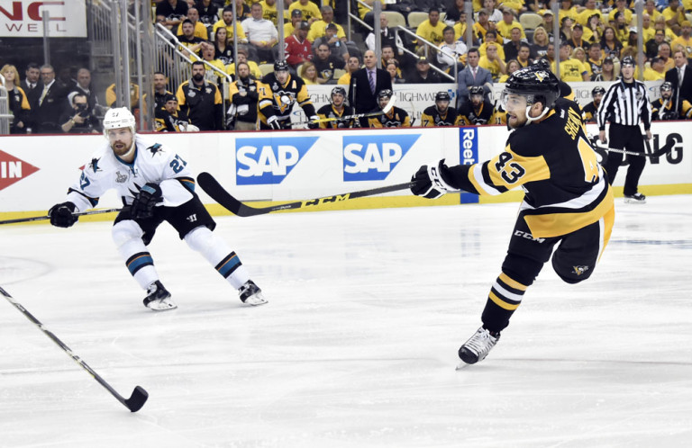Sheary Overtime Goal Lifts Pens to 2-0 Series Lead