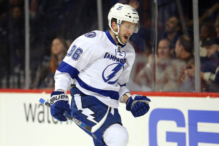 Kucherov Goal Streak Nets him First Star