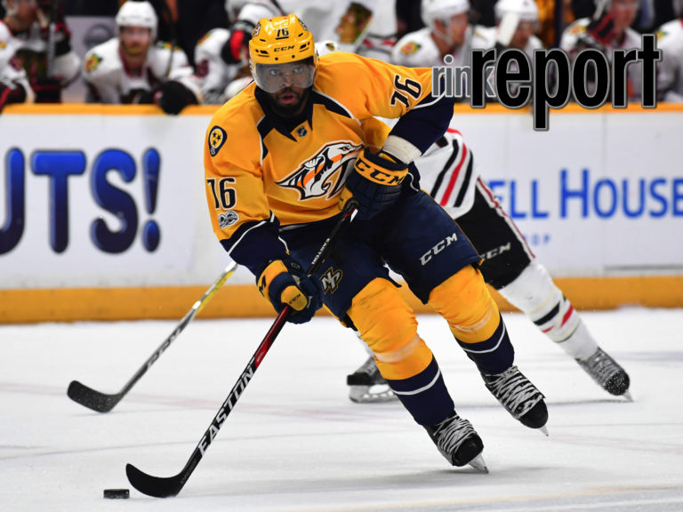 Predators have Blues in Strangle Hold