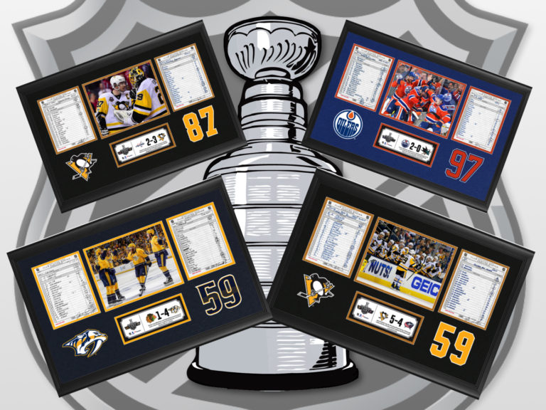 Stanley Cup Playoffs Line-up Cards