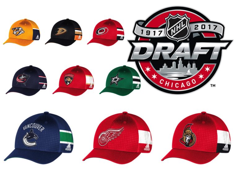 NHL Draft 2017 adidas Team Hats