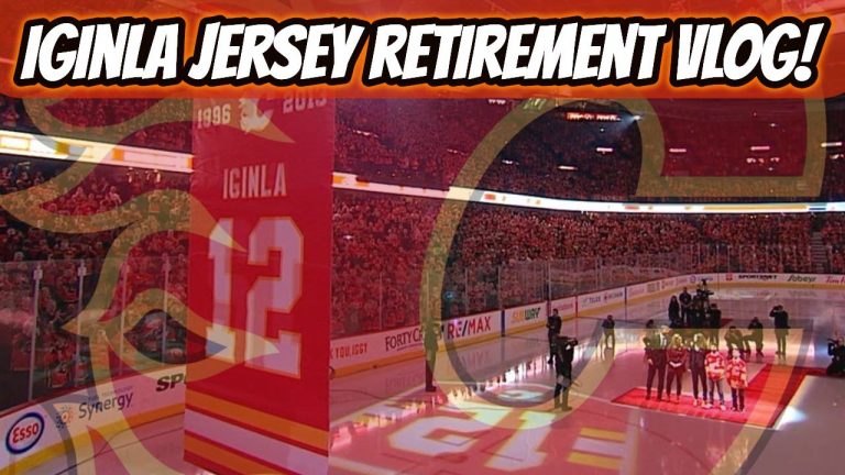 Jarome Iginla Jersey Retirement Night VLOG! | Auddie James